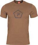 Pentagon Ageron "Pentagon Shape" T-shirt Coyote in Brown color K09012-PS-03