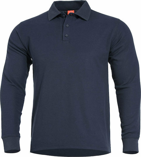 Pentagon Aniketos Μπλούζα Polo Navy σε Μπλε χρώμα