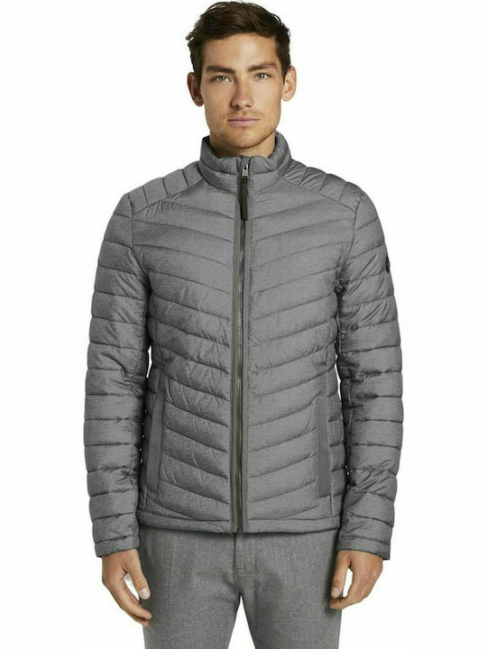 Tom Tailor Men's Puffer Jacket Gray