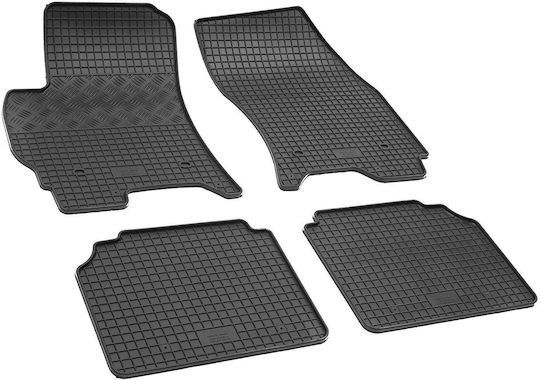 Rigum Set Covorașe Față și Spate 4buc din Furtun pentru Ford Mondeo 2000 2007 Negre