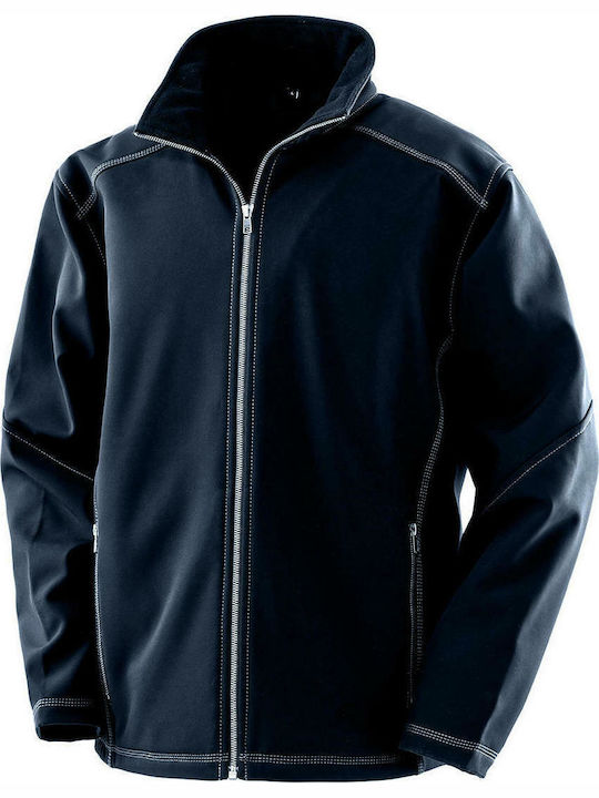 Result Men's Softshell Jacket Navy Blue