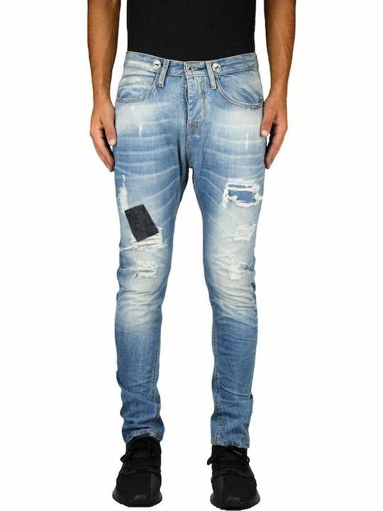 New Denim Herren Jeanshose in Loose Fit Blau