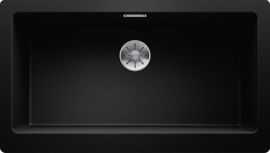 Blanco Vintera XL 9-UF 526110 Drop-In Sink Synthetic Granite W90xD51cm Black