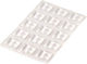 Fixomoll 566420103 Square Furniture Protectors with Sticker 13x13mm 100pcs