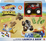 Mattel Πίστα Hot Wheels Monster Trucks Εκτόξευση & Σύγκρουση για 4+ Ετών