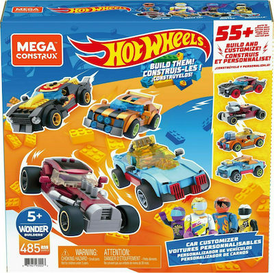 Mega Bloks Building Block Hot Wheels Επική Πρόκληση for 5+ years 485pcs