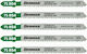 Benman 71854 Ленти за джиг-резачки 10TPI за Дърво 100мм 5бр