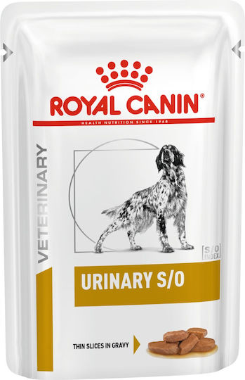Royal Canin Urinary S/O Wet Food Dogs in Pouches Diet with Chicken and Pork 100gr