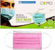 Como Disposable Surgical Mask Type II Pink 50pcs