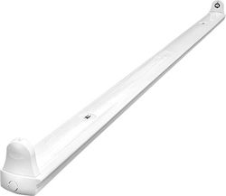 Fos me Double-Ended Lighting Batten T8 with 1 Slot for LED Lamp 120cm