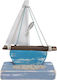 Kapadakis Wood Art Vapor Decorativ Lemn Albastru 5x5x11cm 1buc