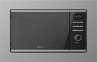 Cecotec Grandheat 2050 Steel 01381 Built-in Microwave Oven with Grill 20lt Black