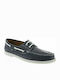 23.12 Men's Leather Boat Shoes Blue