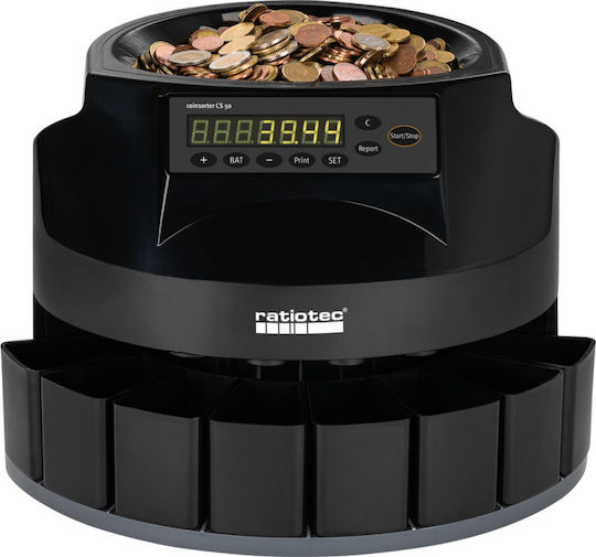 Ratiotec CS 50 Money Counter for Coins 200 coins/min