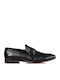 Bocca Lupo Men's Leather Loafers Black B70-12624-34