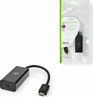 Nedis Convertor USB-C masculin în mini DisplayPort feminin (CCGP64452BK02)