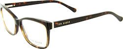 Ted Baker Women's Acetate Prescription Eyeglass Frame Brown Tortoise TB9187 179 Ted Baker Women's Acetate Prescription Eyeglass Frame Brown Tortoise TB9187 179