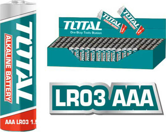 Total Αλκαλικές Μπαταρίες AAA 1.5V 4τμχ