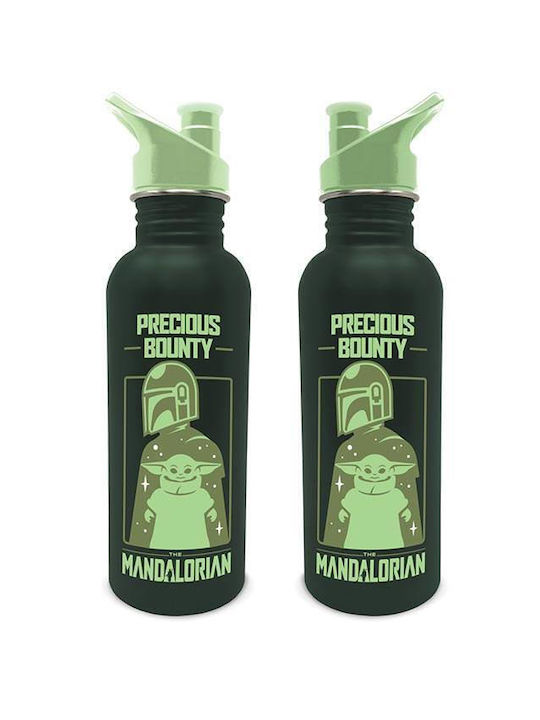 Pyramid International Star Wars Mandalorian Precious Bounty Stainless Steel Water Bottle 700ml Green