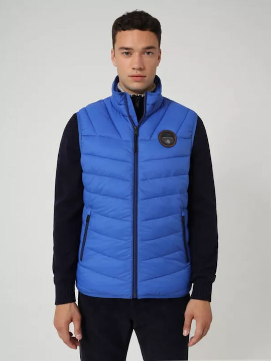 Napapijri Aerons Men's Sleeveless Puffer Jacket Blue