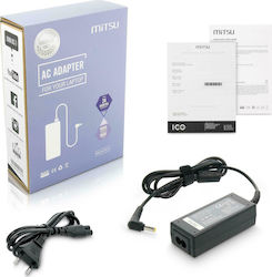 Mitsu Laptop Charger 30W 19V 1.58A for Dell with Detachable Power Cable