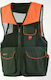 Univers Jagdweste Net Jagd Oliv/Orange Khaki 93...