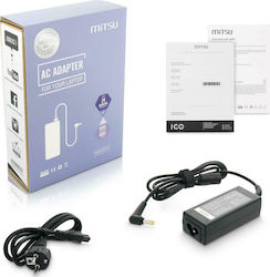 Mitsu Laptop Charger 45W 19V 2.37A for Acer with Detachable Power Cord