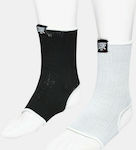 Leone Double Face Ankle Guards Adults Black/White Black/White