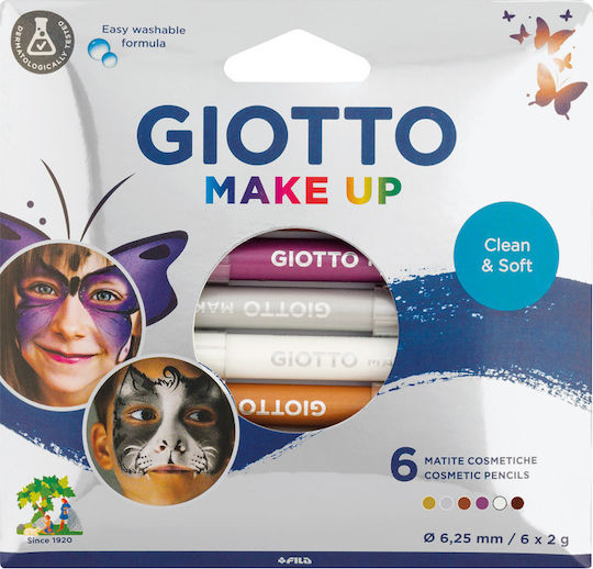 Make Up Carnival Face Painting White 6pcs