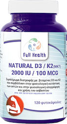 Full Health Natural D3 2000IU Vitamin 2000iu 120 veg. caps Full Health Natural D3 2000IU Vitamin 2000iu 120 veg. caps
