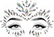 Iris Face Jewels Sticker Carnival Makeup