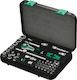 Wera 8100 SA 4 Speed Ratchet Set Καστάνια με Καρυδάκια 1\4" 41τμχ