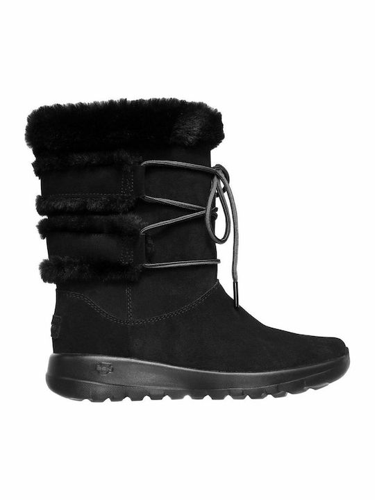 Skechers On The Go Joy Cyclone Велур Дамски Бот...