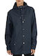 Rains Herren Winter Jacke Lässig Wasserdicht Blau