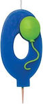 Creative Converting Birthday Candle Number "0" in Blue Color 104200