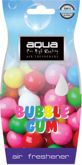 Aqua Car Air Freshener Tab Pendand The Naturals Bubble Gum 00-0