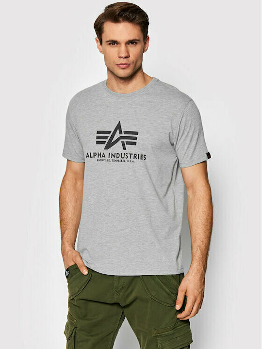 Alpha Industries Basic T-shirt Γκρι