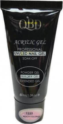 QBD QBD UV/LED 30ml Acrygel Νυχιών Naked Pink 30ml