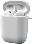 TerraTec ADD Case Silicone in White color for Apple AirPods 1 / AirPods 2