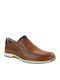 Softies Men's Anatomic Leather Casual Shoes Tabac Brown