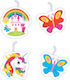 Amscan Birthday Candle Multicolored 4pcs 9902109