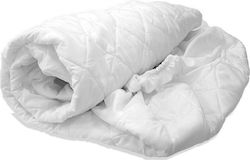 Orion Strom Semi-Double Quilted Mattress Cover Fitted 192 White 120x190cm