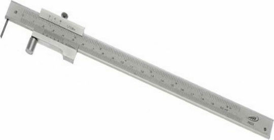 Helios-Preisser Παχύμετρο Σημαδέματος Inox Αναλογικό Παχύμετρο με Ακρίβεια 0.05mm & Εύρος Μέτρησης έως 200mm