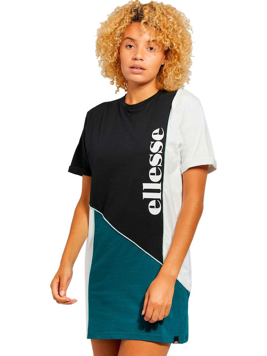 Disflora Καλοκαιρινό Mini Αθλητικό Φόρεμα T-shirt Κοντομάνικο