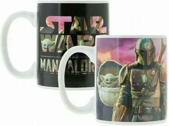Paladone Star Wars: The Mandalorian Wärmewechsel Becher Keramik Mehrfarbig 300ml Paladone Star Wars: The Mandalorian Wärmewechsel Becher Keramik Mehrfarbig 300ml