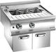 MBM GC777T/SC Kochkessel LPG für Nudeln mit Fassungsvermögen 40Es und Leistung 13.3kW 70x73x58cm.