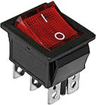 Adeleq On-Off switch Rocker with Lighting 1pcs