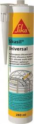 Sika Sikasil Universal Σφραγιστική Σιλικόνη Λευκή 280ml