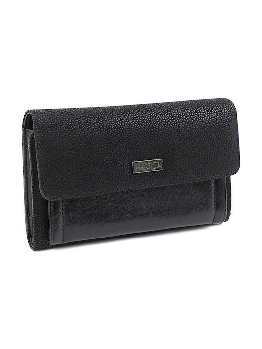 Doca Large Women's Wallet Black