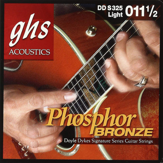 GHS Strings Doyle Dykes Signature Set of Phosphor Bronze Acoustic Guitar Strings 11.5 - 54 Light